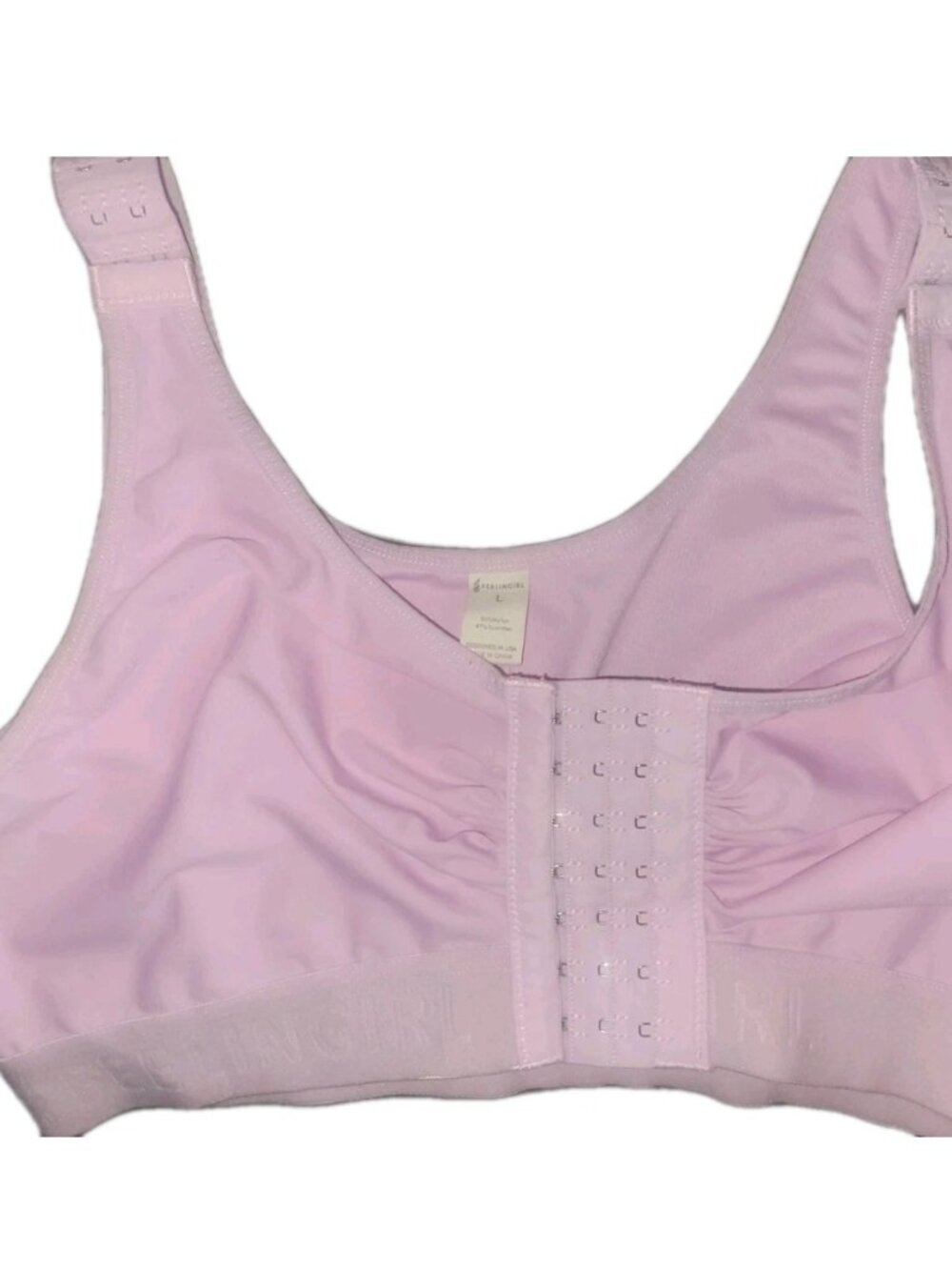 Comfort Stretch Front-Closure Wireless Bra - Light Lilac